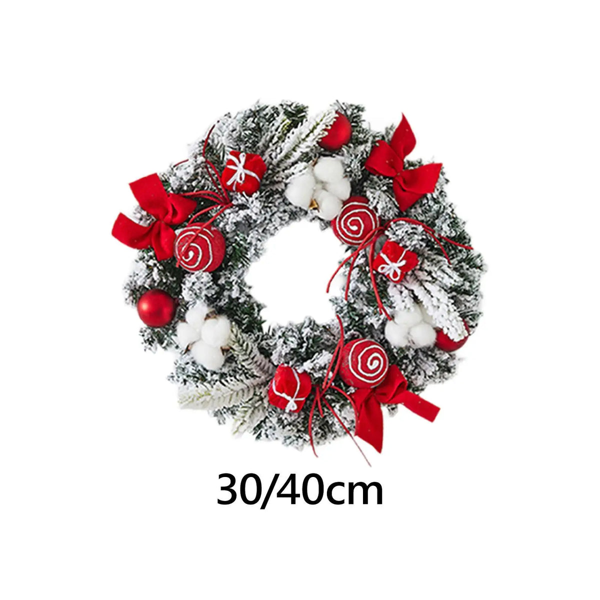 Christmas Wreath Decorations Backdrop Christmas Tree Hanging Porch Holiday Outside Indoors Office Party Christmas Door Wreaths Quake