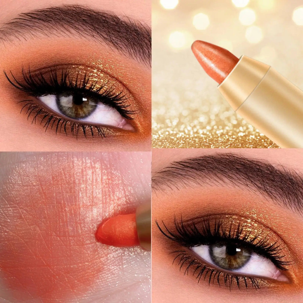 Waterproof Eyeshadow Stick - Matte To Shimmer Long-Lasting Wear, High Pigmentation, Versatile Colors Quake 02