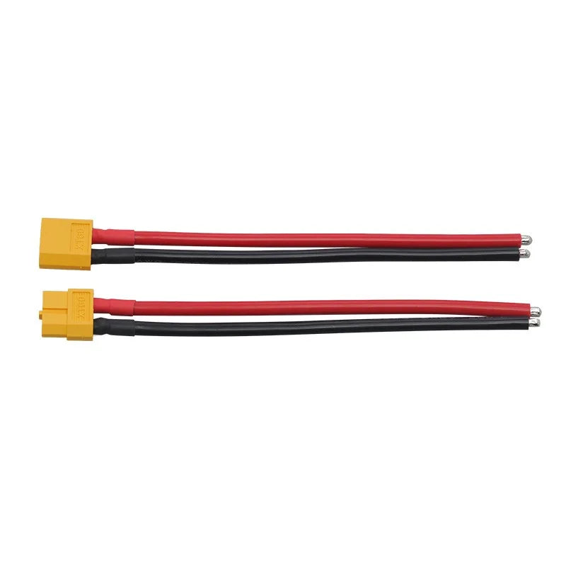XT60 Female/Male to M6/8/10 O Ring Eyelet Terminal Plug Connector Cable 10AWG Charger Side Power Wire for RC Battery FPV Racing Quake