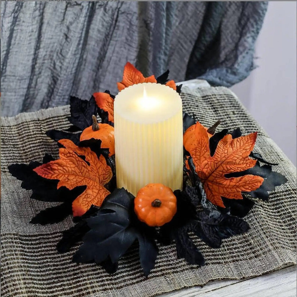 Halloween Wreath for Front Door Haunted House Decorative Home Ornament Prom Decoration Holiday Club Party Porch Halloween Wreath Quake