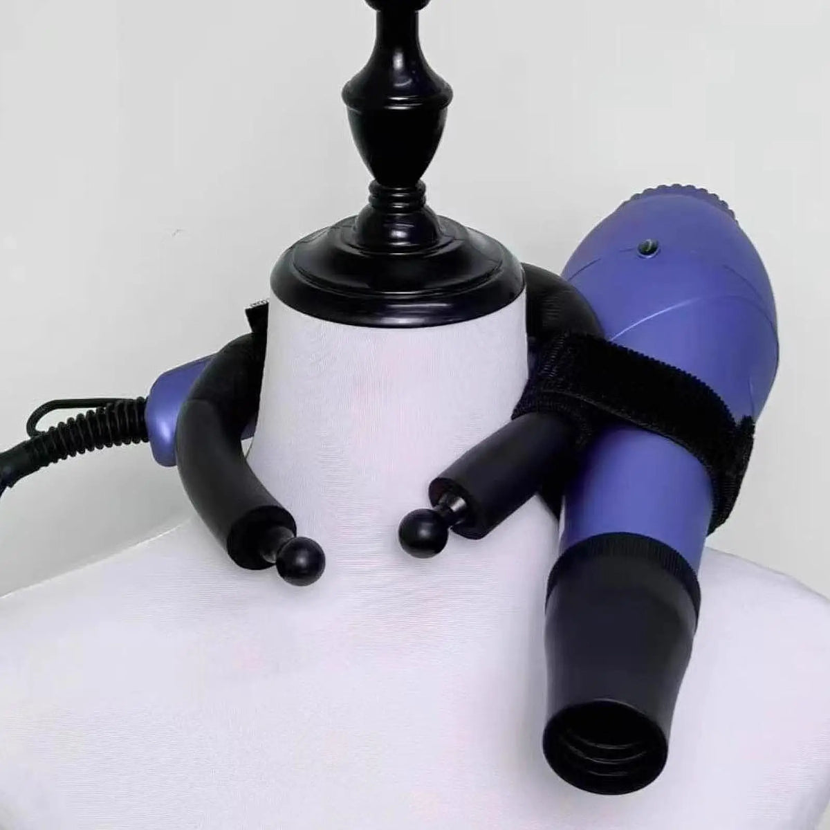 Pet Grooming Hair Dryer Holder Neck Bracket Silicone Portable Dog Groomer Accessory for Home and Professional Use Quake