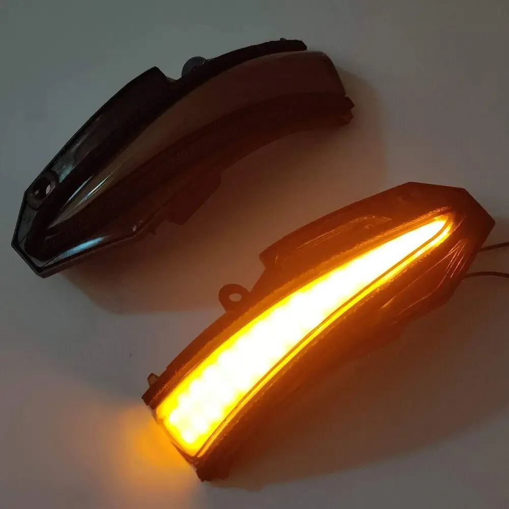 For Toyota 4Runner Highlander XU50 RAV4 XA40 Car Dynamic LED Turn Signal Light Side Mirror Sequential Parking Lamp Blinker Auto Quake