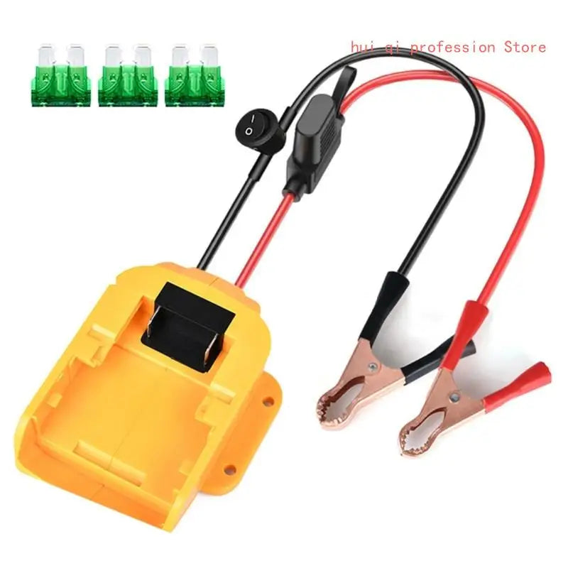 Lightweight Emergency Battery Jump Starter for Multiple Vehicles with Cables Quake