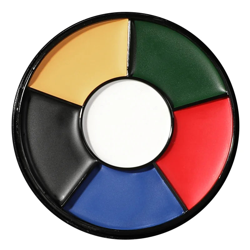 6-Color Bruise Wheel Makeup - Realistic SFX Zombie Makeup with Vibrant Face and Body Paint, Perfect for Halloween Costumes Quake 03