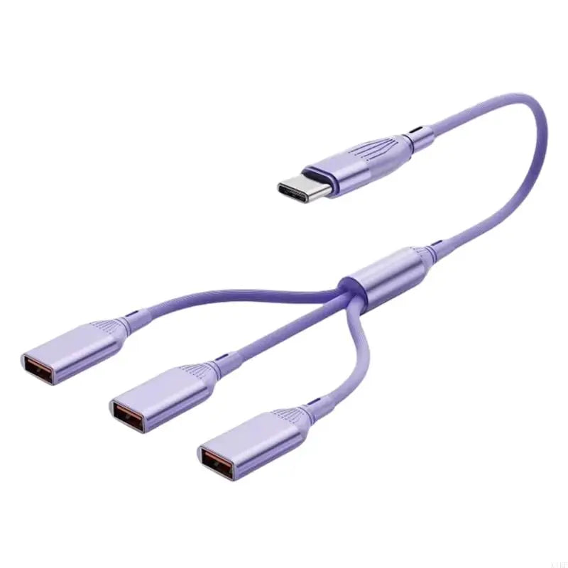 USB2.0 Type C 3 Port Converter 3 Devices and Data Transfer Adapter K1KF Quake Type C to 3 USB China Mainland