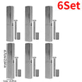 6/1Set 86 Type Switch Dark Box Repair Kit with Screw Wall Mount Electrical Plug Outlet Socket Back Cassette Replacement Kit Tool Quake 6Set 1x6.7 cm