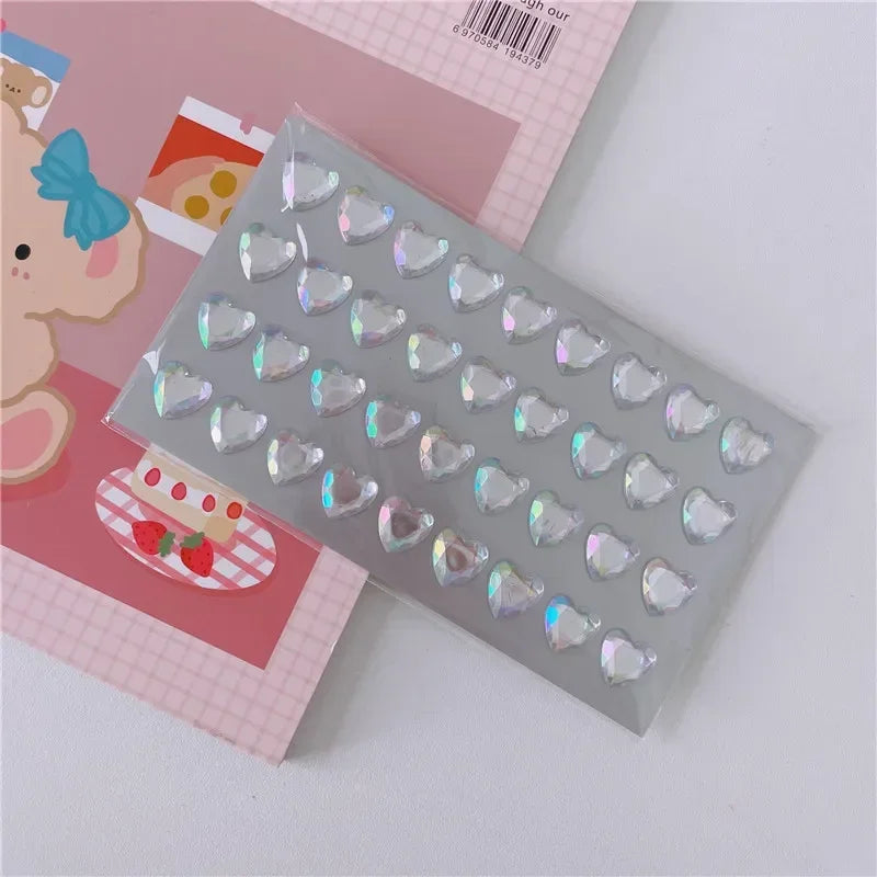 Rhinestone Crystal Face Stickers – DIY Gem Makeup Decor