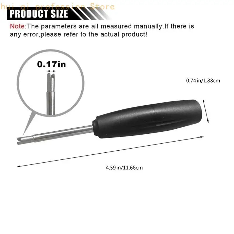 Universal Valves Cores Installer & Remover Small ABS Tire Valves Cores Wrench Easy to Use for Car Motorcycles & Bikes H8WE Quake
