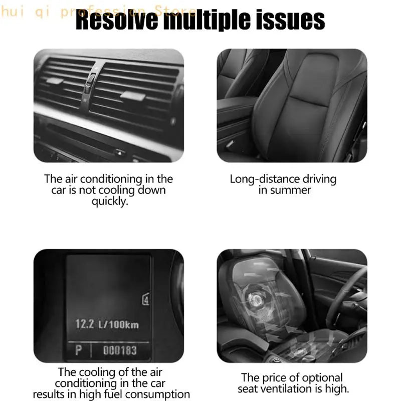 Car Air Circulator With Customizable Wind Direction And USB Type C Charging For Vehicles And Motorcycles H8WE Quake