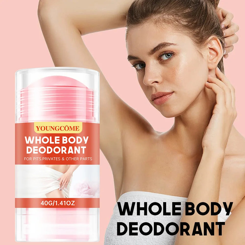 Whole Body Deodorant Stick Underarm Bad Smell Sweating Removal Armpit Refreshing Antiperspirant Lasting Aroma Deodorant Quake