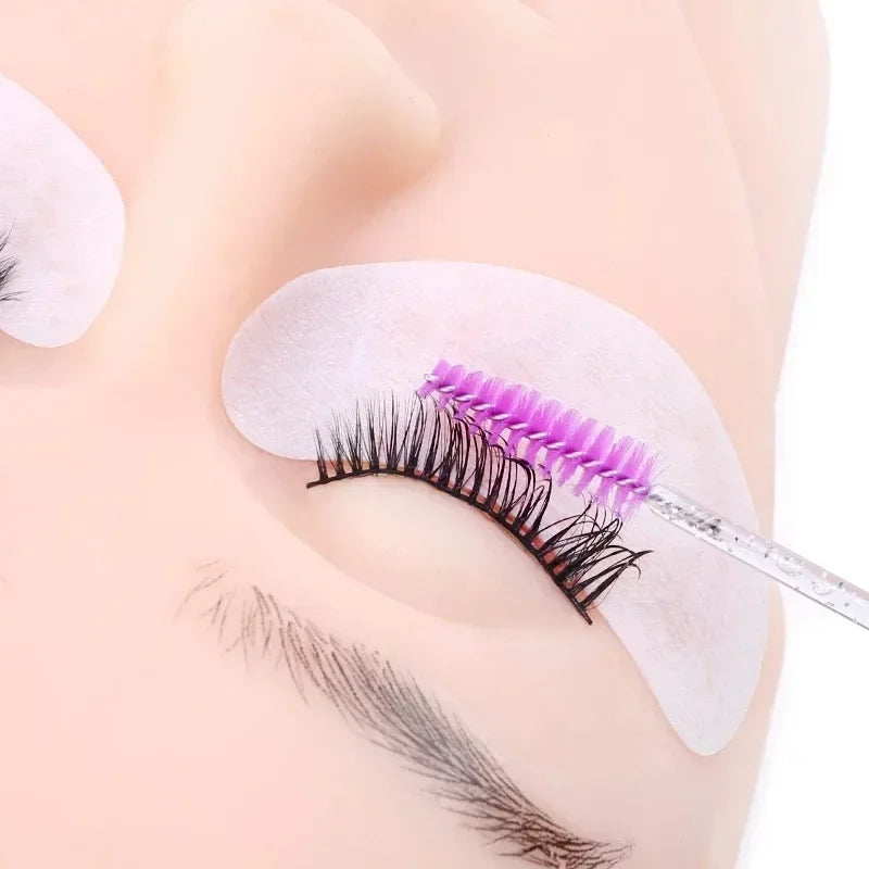 100PCS Extension Set For Eyebrow Eye Brushes Lip Disposable Eyelashes Mascara Wands Applicator Lash Wholesale Makeup Tool Quake