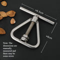 Stainless Steel Triangular Nut Cracker Macadamia Nut Opener Manual Dried Fruit Shell Breaker Walnut Shelling Clip Quake A