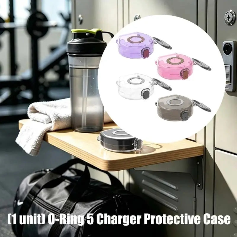 Charging Base Cover Case, Flexible Shell with Carry Clip, Scratch and Dust Care for Desk, Commute, Travel Storage K1KF Quake