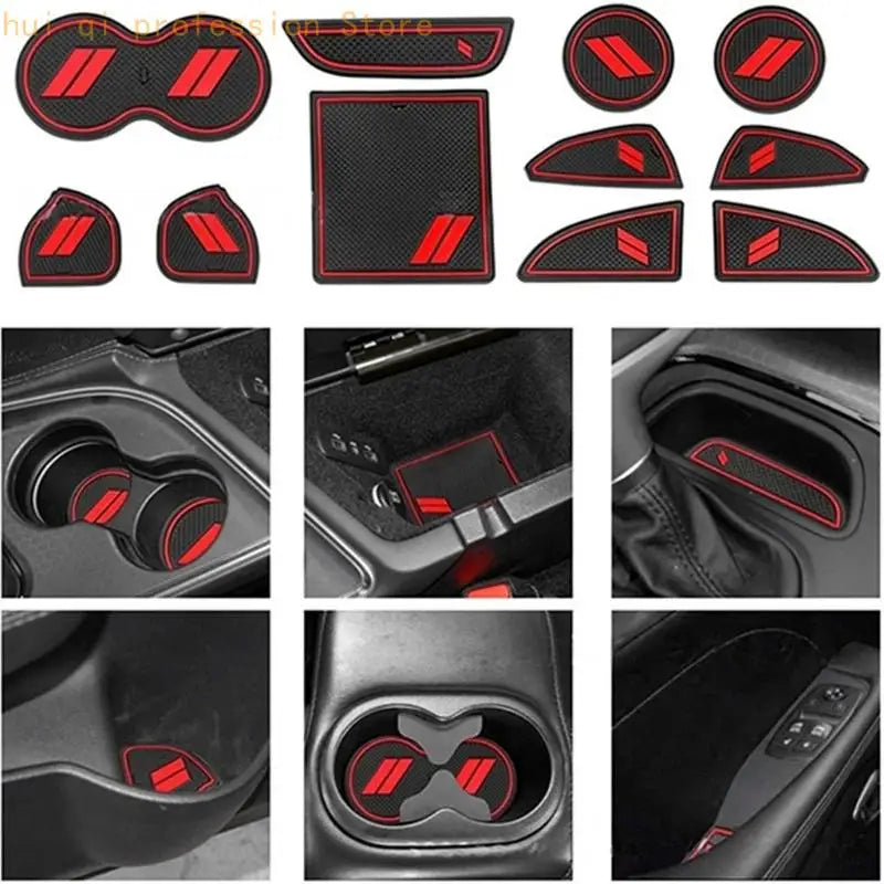 Textured Car Storage Liners with Rubber Construction for Auto Routine Cleaning H8WE Quake