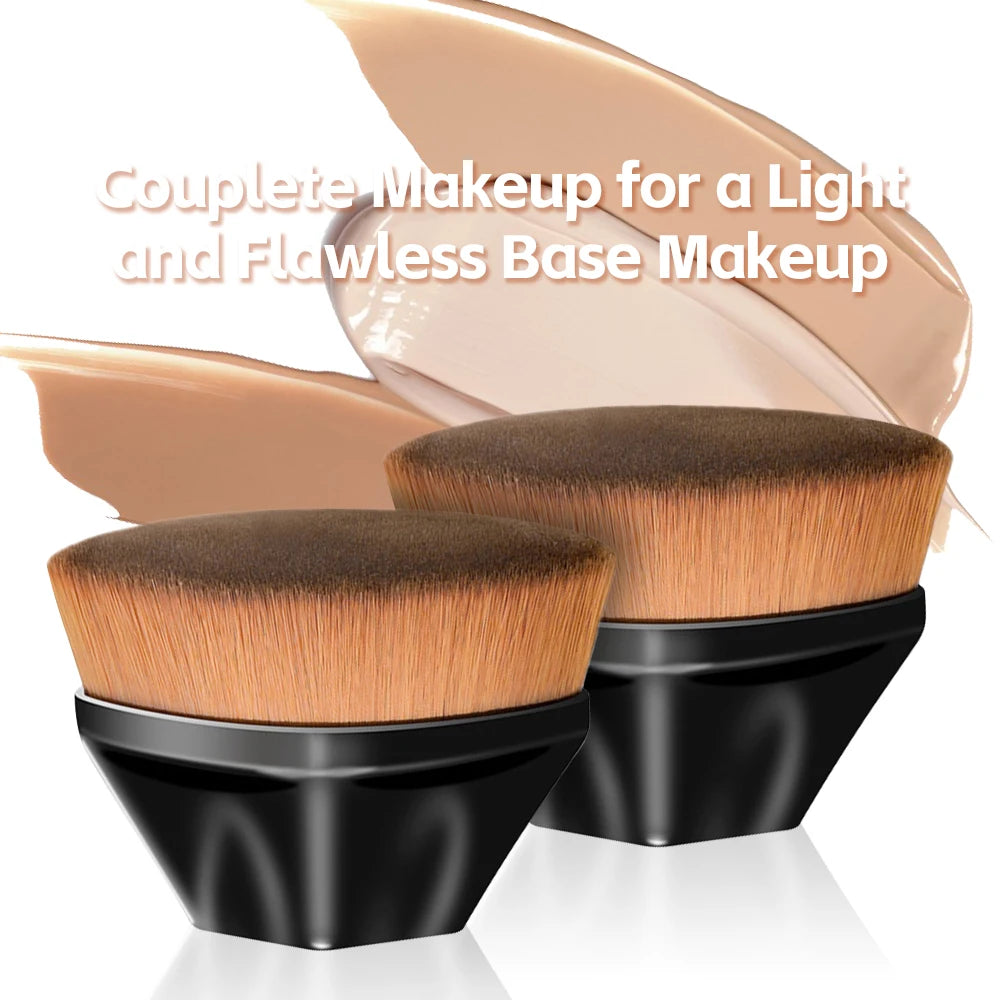 1PC Foundation Brushes Makeup Korean Professional Cosmetics BB Cream Powder Make Up Brush Short Handle Magic Foundation Brush Quake