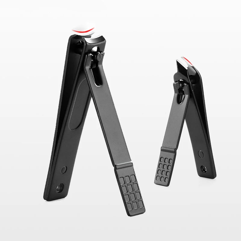 7/10/18Pcs Professional Black Nail Clipper Pedicure Manicure Set Portable Stainless Steel Scissor Cutter Ear Spoon Trim Tool Quake