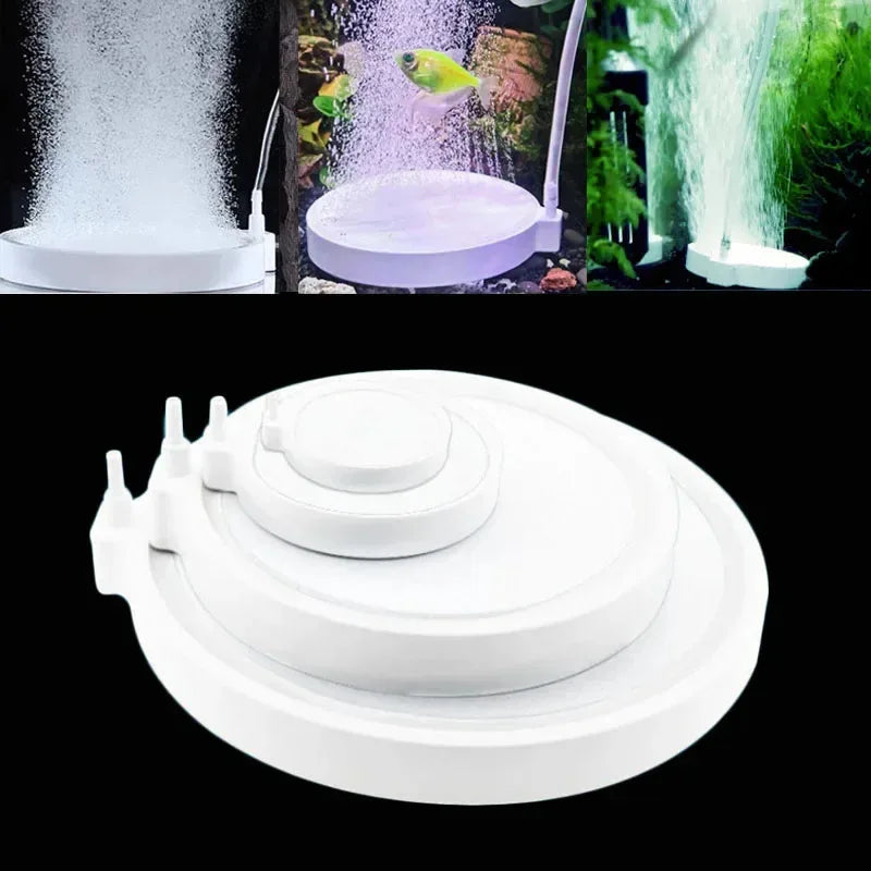 35/50/80/100mm Fish Tank Aquarium Nano Air Stone Oxygen Aerator Air Bubble Pond Pump Hydroponic Oxygen Supply Accessories Quake