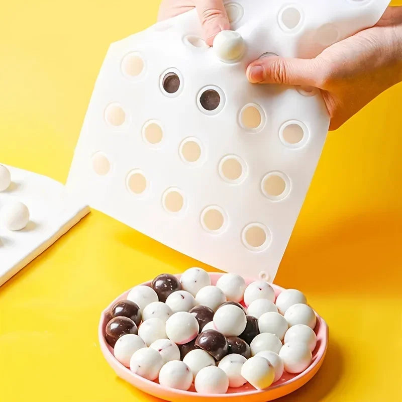Silicone Egg Custard Filling Mold Dumpling Cake Decoration Tool Chocolate Ice Cubes Mousse Dessert Mold Quake