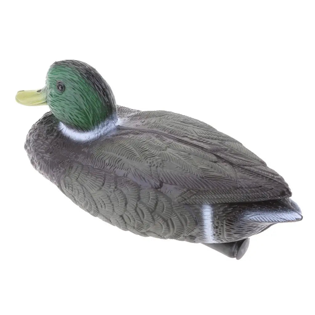 Lifelike Plastic Duck Decoy Garden Repeller Outdoor Bird Scarer Ornament for Yard Fishing Collection Quake
