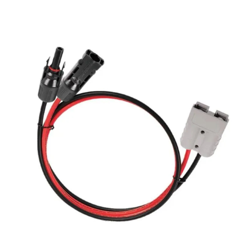 MC4 Solar Adapter Expansion Cable 12AWG Multiple‑Plug Connector Cord for Domestic Solar Power Plant PV Panel Wiring Quake MC4 to 50A 12AWG 1M