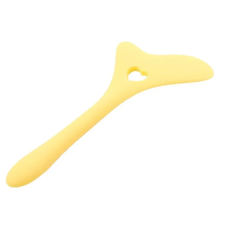 Vvocci Reusable Silicone Eyeliner Stencil Tool - Multi-Functional Wing Guide & Lipstick Aid for Precise Makeup Application Quake M29 Yellow