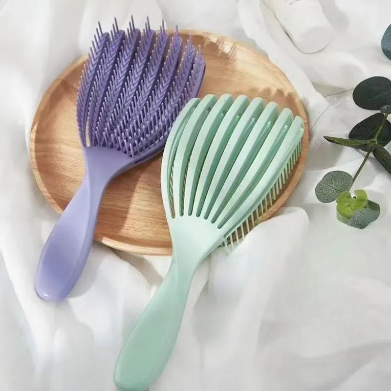 Hair Thick Hairs Care Hairbrush Hair Brushes Octopus Hairbrush Pink Massage Detangler Brush for Curly Styling Tool Wholesale Quake