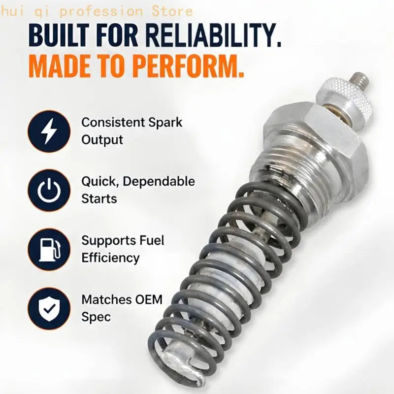 Screw-In Engine Starting Aid Replacement, RE502079 RE29658 Preheater Glow Plug for Tractor Equipment Engine Maintenance Service Quake