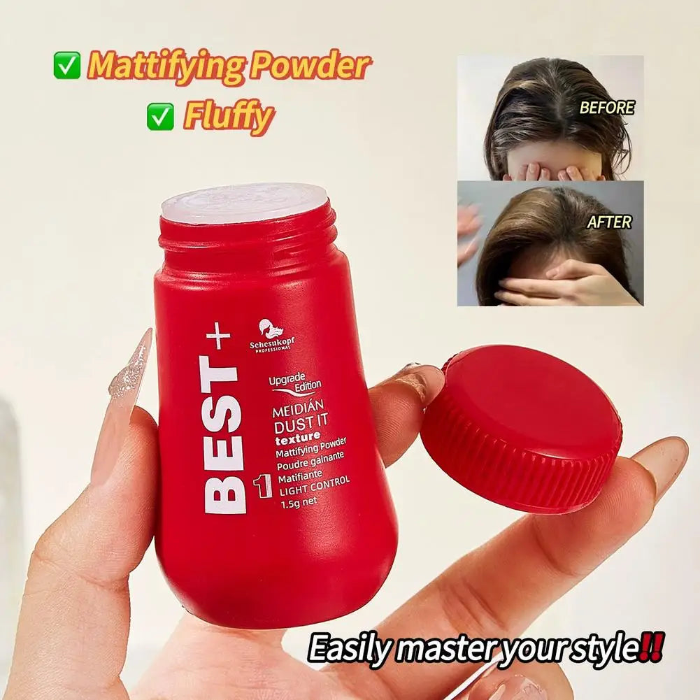 1/2PCs Fluffy Hair Powder Hair Volumizer And Texture Powder Matte Powder Oil-absorbing Powder Men Women Hair Styling No-Wash Quake