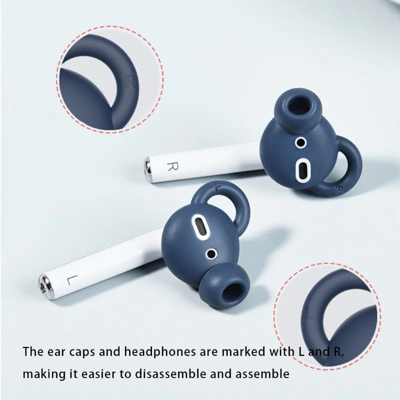 Ear Tips Earbuds For AirPods 1/2&Earpods Headsets Silicone Anti-Drop Earbud Spare Parts Repairing Parts K1KF Quake