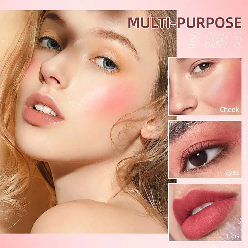 Velvety Liquid Blush, Waterproof Brightening Cream Blush, Suitable for All Skin Tones, Natural-Looking,Long-lasting Skin Tones Quake