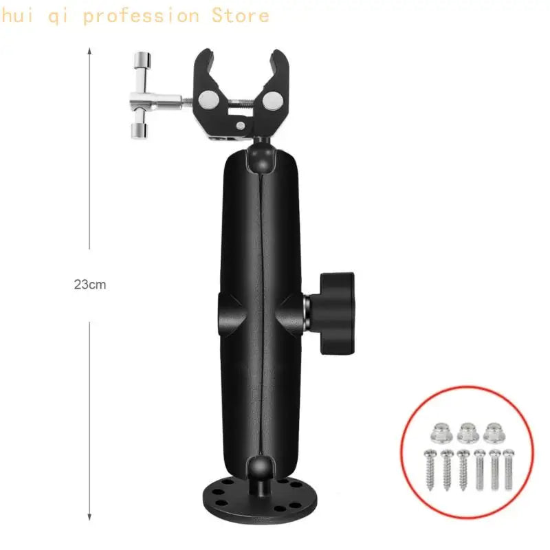 Aluminum Trolling Motor Bracket 1'' Ball Head Adjustment Marine Hardware H8WE Quake