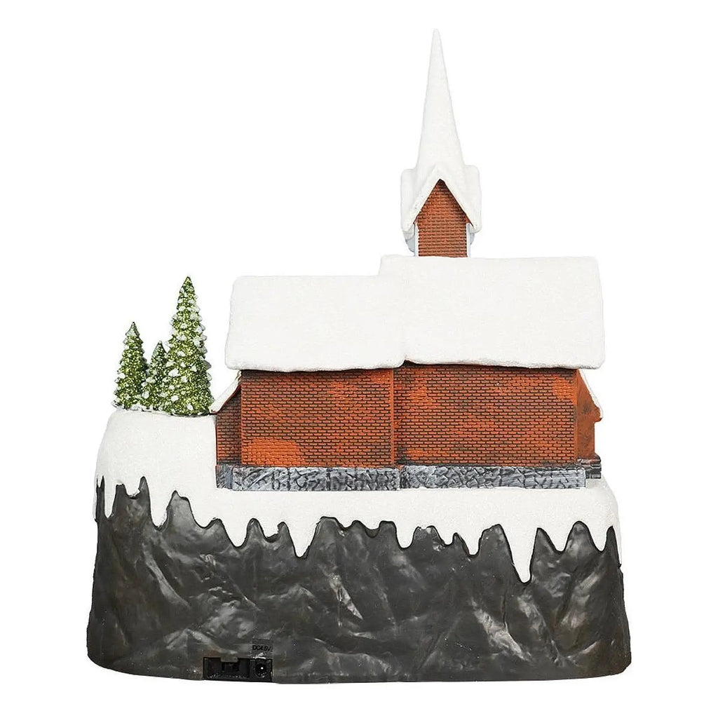 Christmas Village House Figurine Rotatable Skaters Table Centerpiece Sculpture for Shelf Fireplace Xmas Decor Bedroom Indoor Quake
