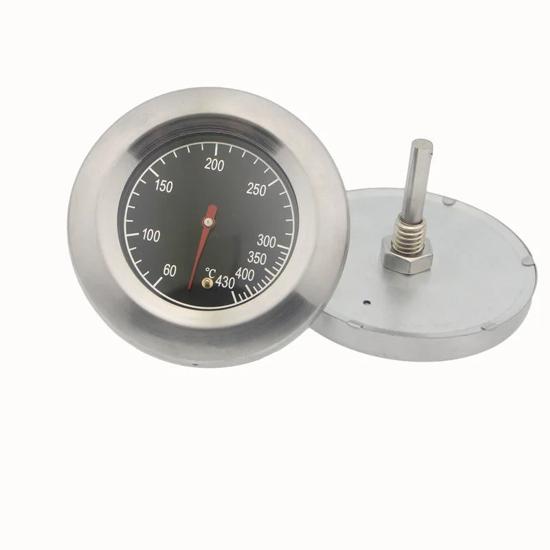 Barbecue BBQ Smoker Grill Stainless Steel Thermometer Temperature Gauge 60-430 for Kitchen Home Baking Household Cooking Quake