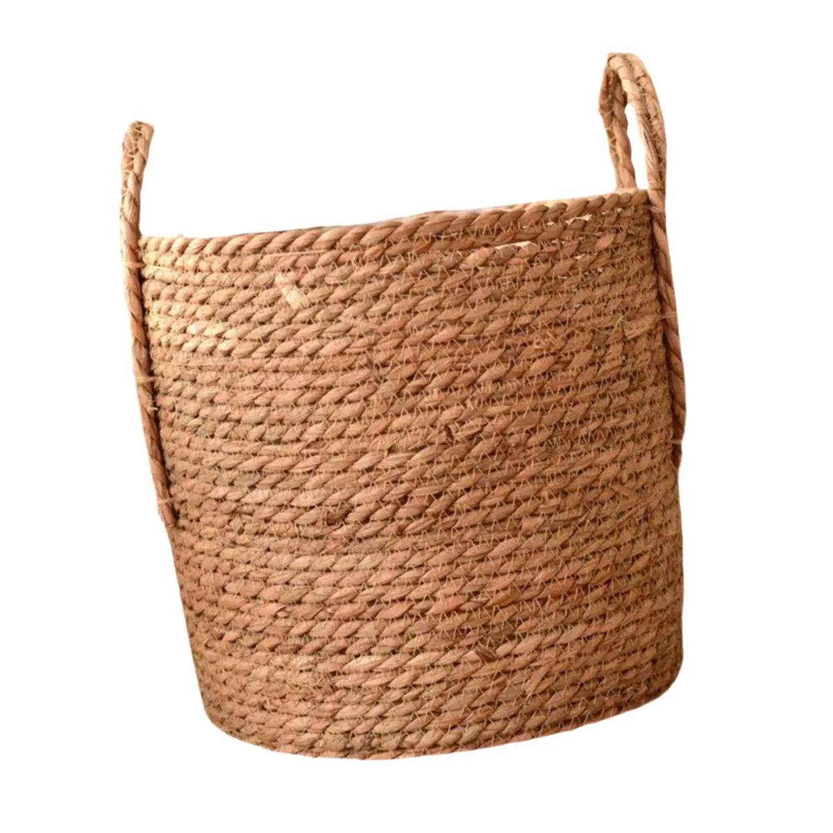 Woven Planter Basket Flower Basket Portable Decorative Multipurpose Ornament Plant Pot Container for Living Room Quake Medium
