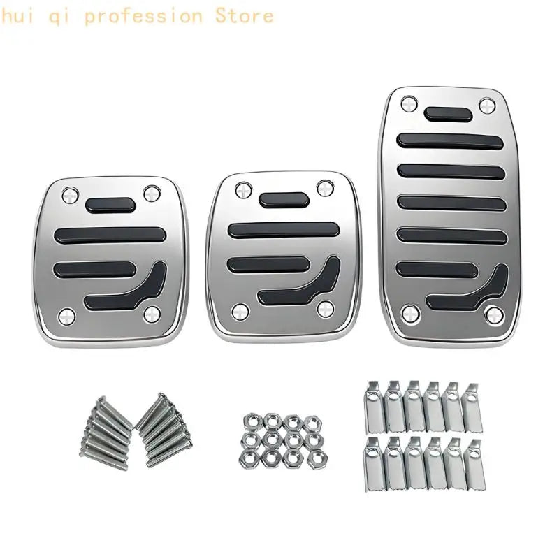 Silver Black Car Foot Covers with Anti-Slip Contact Strips Daily H8WE Quake A. CN
