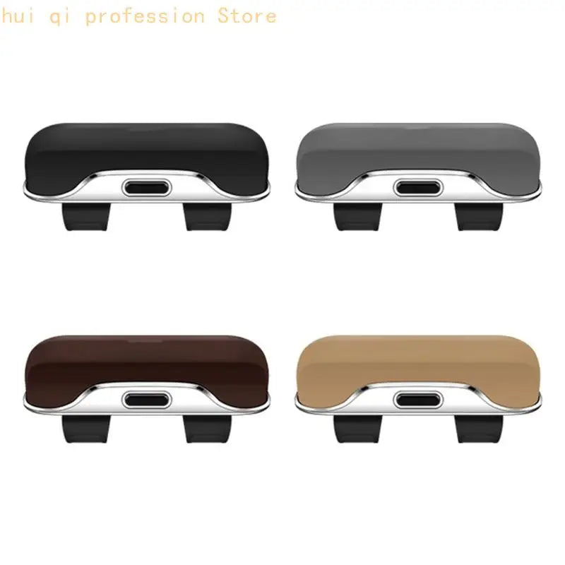 Universal Fit Auto Accessory Holder ABS Clamp On Car Visors Sunglasses Hard Shell Eyeglasses Case for Vehicles H8WE Quake