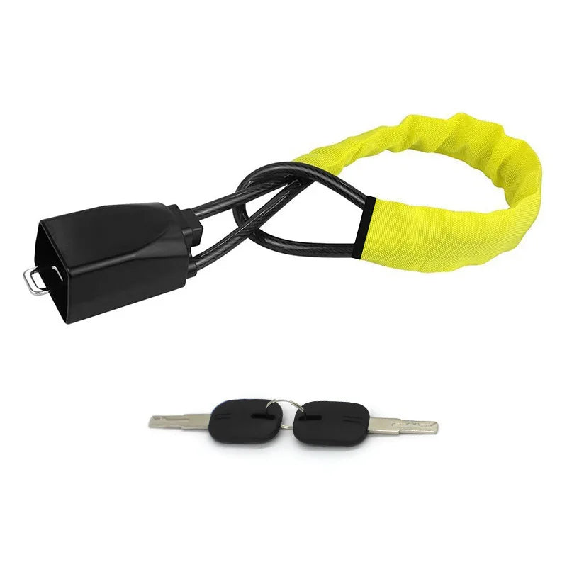 Vehicle Steering Wheel Anti Theft Lock Hot Selling Steel Cable Safety Buckle Lock Durable Easy Install Car Security Lock Quake