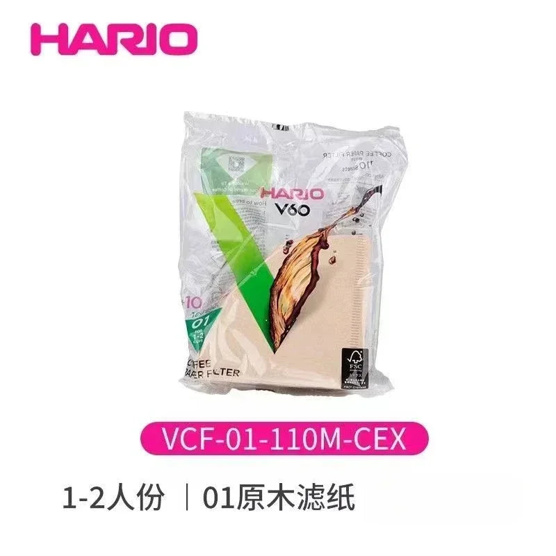 Coffee filter paper cone handmade coffee drip filter coffee filter paper VCF-01/02 Quake wood 1-2cup-100pcs
