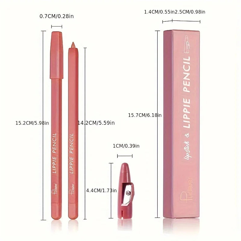 1pc Matte Lip Liner Pen, High Pigment & Waterproof, Versatile Mixed Colors, Suitable For All Skin Types Quake