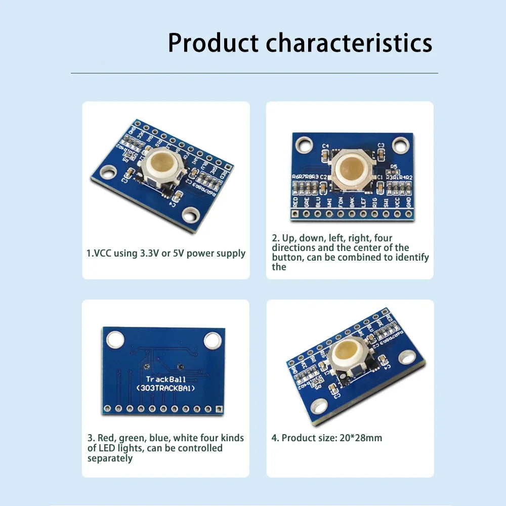 Electrical Equipments Supplies - Blackberry Trackball Sensor Blackberry Trackball Hall Effect Sensor 360 Degree Trackball Module Quake