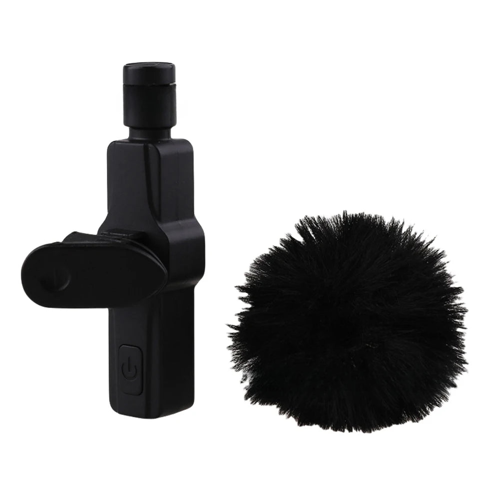 1/3PCS Wireless Collar Clip Microphone Windproof Outdoor Lapel Mic Furry Windscreen Muff For K1,K9 Lavalier mic Windproof cover Quake
