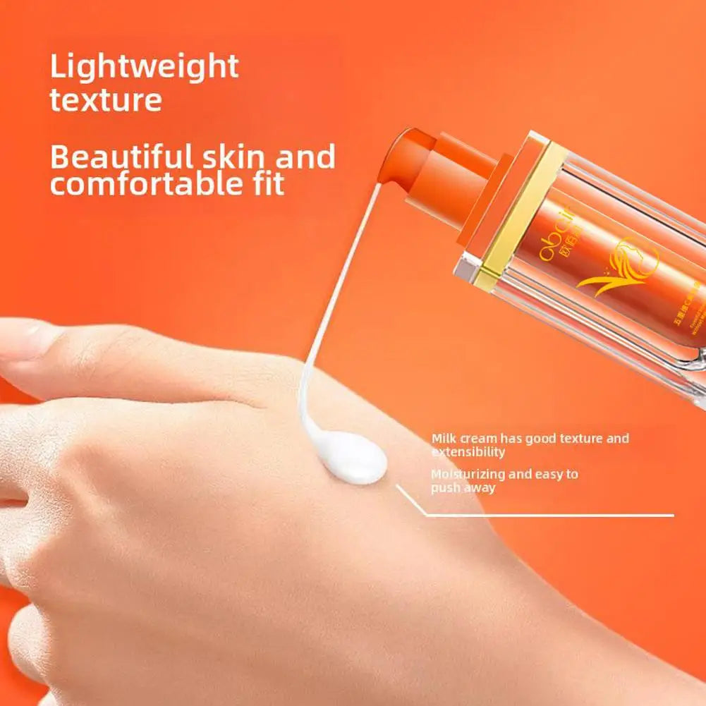 Five Vitamin C Tone Up Cream Vitamin C BB Cream Hydrating Face Moisturizer Conceal Pores Waterlight Makeup Lazy Concealer Quake