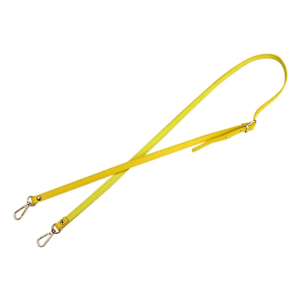 120cm Women Crossbody Replacement Handbag Belts Leather Strap Shoulder Bags Accessories Purse Handle Quake yellow