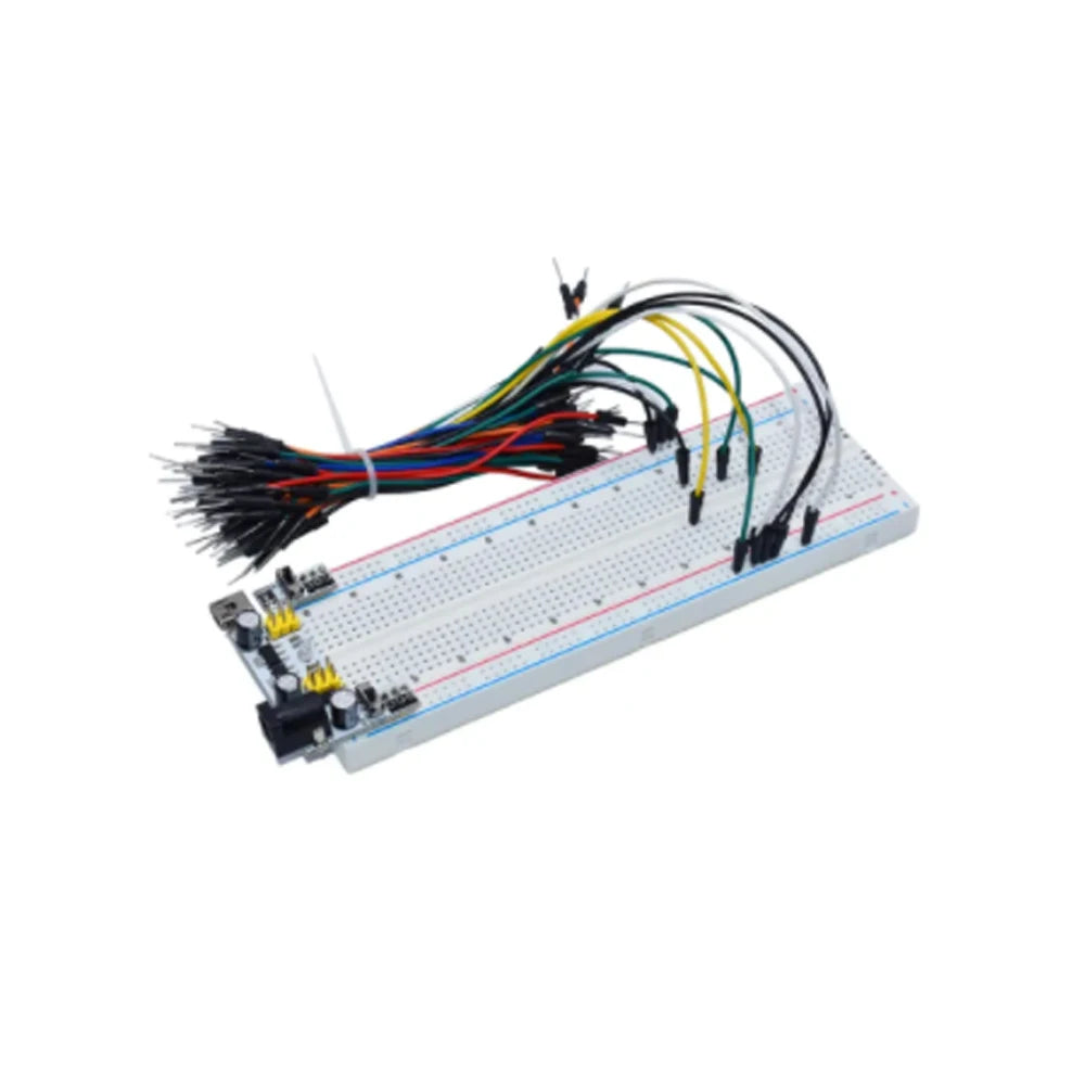 PCB Bread Board MB-102 MB102 Breadboard 400 830 Point Solderless Test Develop DIY for Arduino Laboratory SYB-830 Quake SYB830 KIT White 1 SET