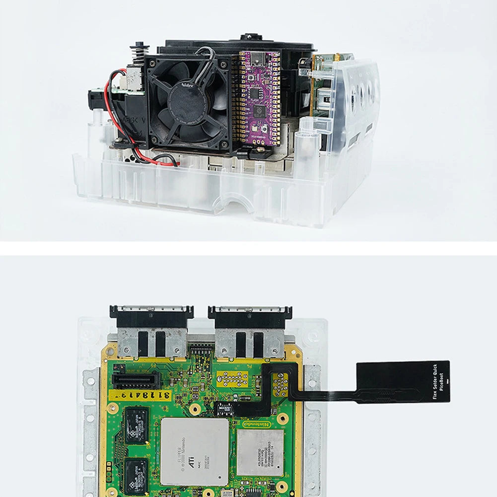 For Raspberry Pi Pico Picoboot FPC Flex Cable with SD2SP2 Adapter GC2SD Card Reader Replace Flex Ribbon Cable for Gamecube NGC Quake