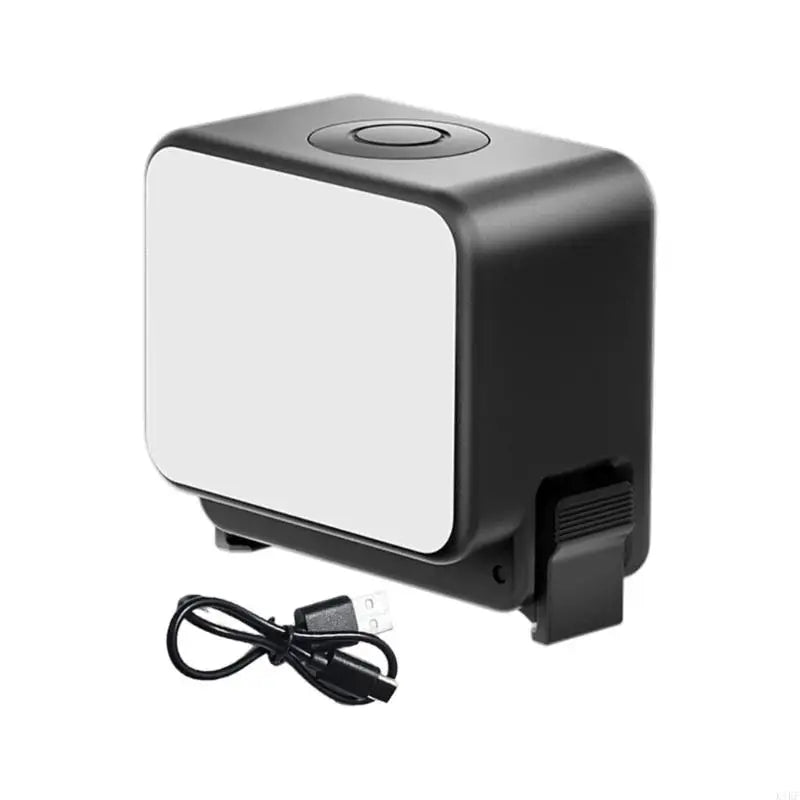Mini Video Light for Action Camera, Rechargeable Fill Light with One-Button Brightness Control for Portrait and K1KF Quake