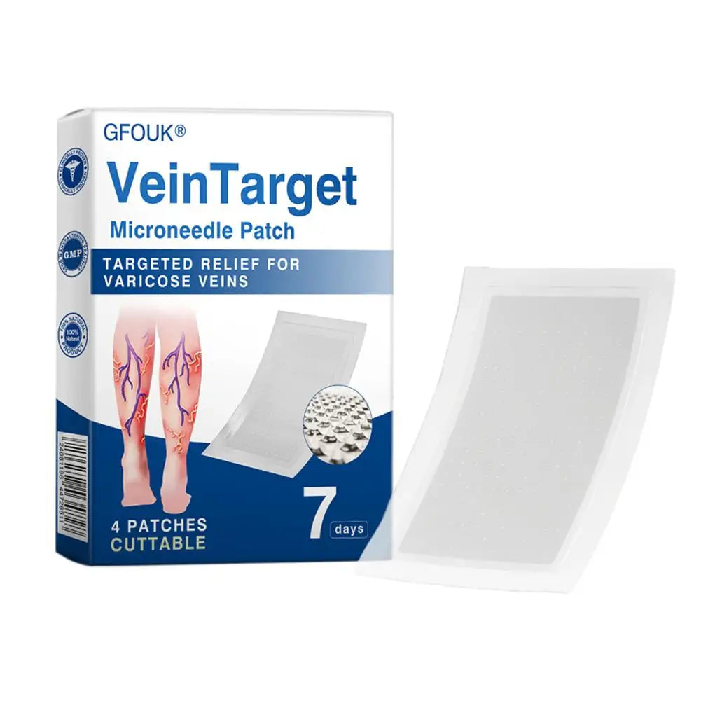 4-Piece Hydrocolloid Microneedle Patch Set with Body Care Natural Herbal Leg Care for Body Care Quake 4pcs
