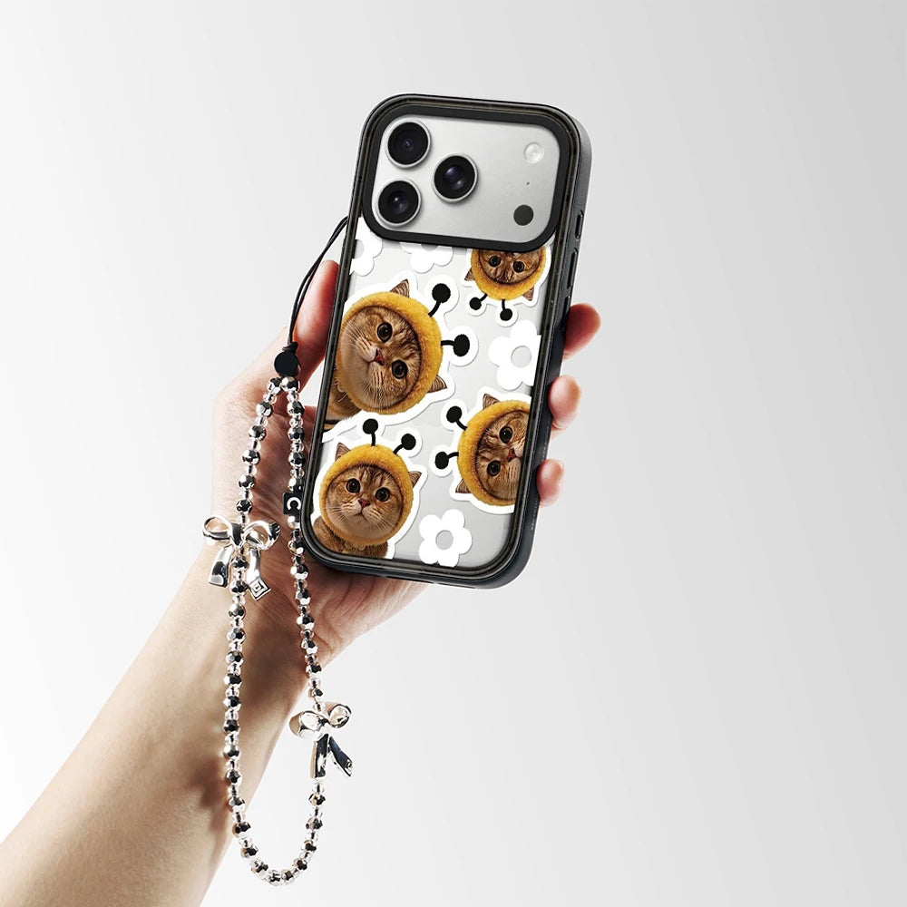 Puppy Love Cute Lovely Pattern Impact Magnetic Phone Case Cover for IPhone 14 15 16 17 18 Pro Max Case Quake