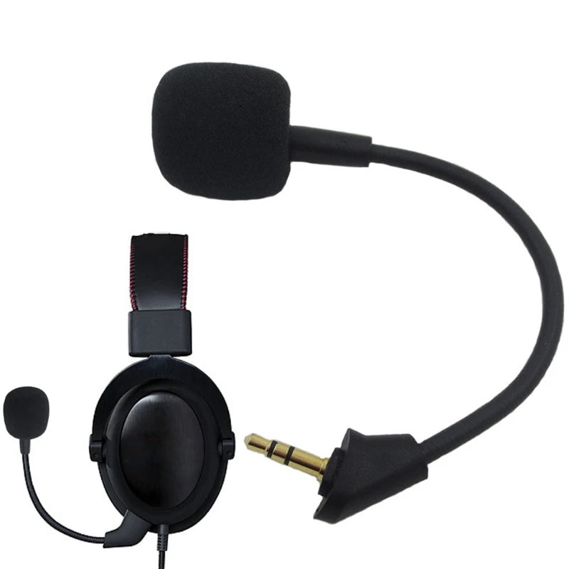 Replacement Mic for Hyper X Cloud for Alpha/Hyper X Cloud for Alpha S Gaming Headset 3.5mm Detachable Microphone K1KF Quake Default Title