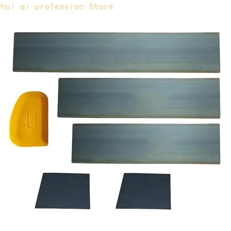 Manganese Steel Auto Body Filler Scraper Set with Rounded Corner for Panel Leveling and Daily Repair Work H8WE Quake G. CN